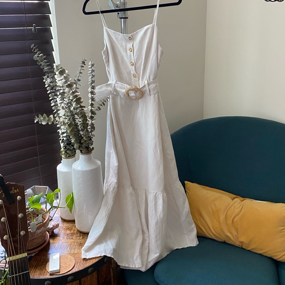 Rails Astrid Ivory Midi Dress NYT